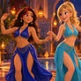 Riley and Val: Belly Dance in Moroccan Riad for Danny