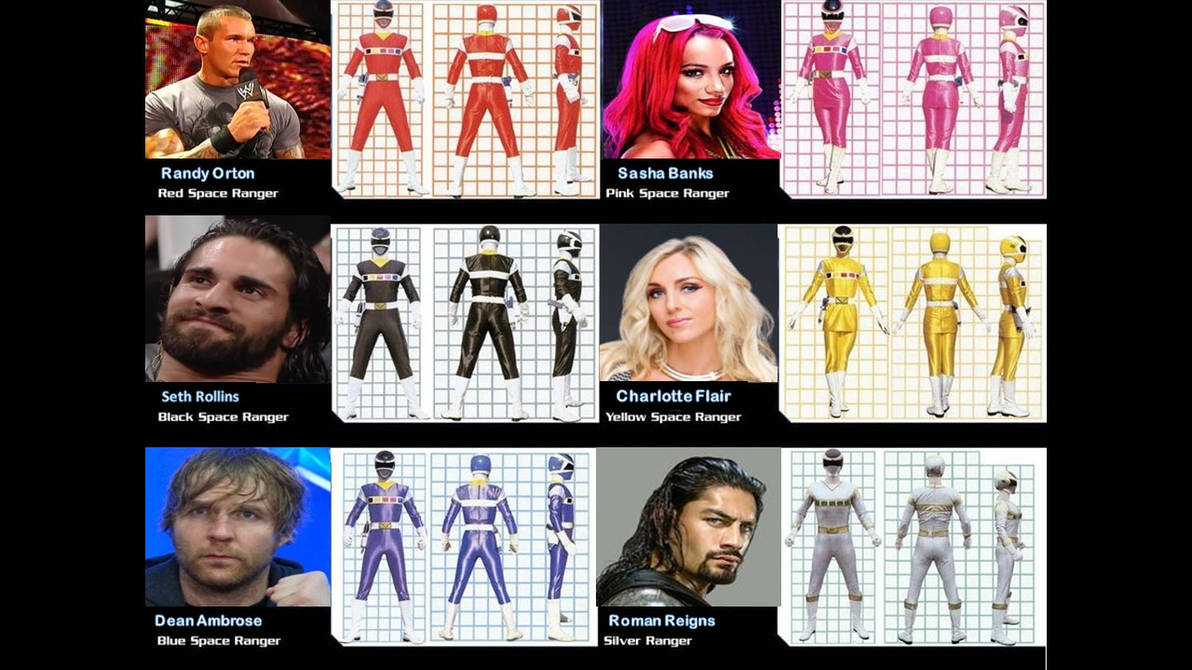 WWE Power Rangers: In Space by PrestonCondra on DeviantArt