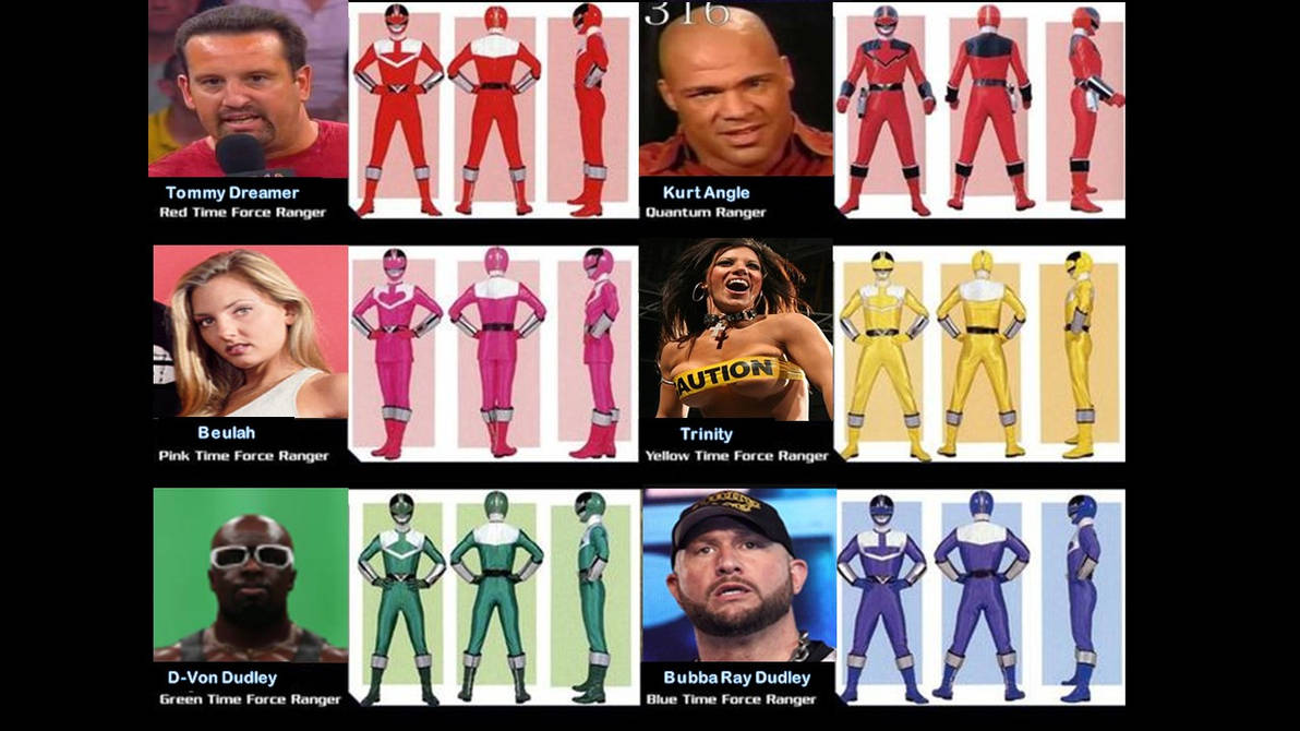 WWE (ECW) Power Rangers: Time Force by PrestonCondra on DeviantArt