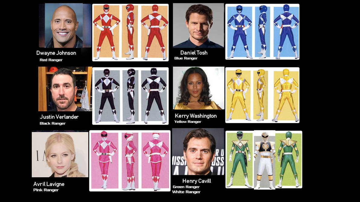 Custom Power Rangers Teams My Mighty Morphin Power Rangers - Dream Team by PrestonCondra on DeviantArt