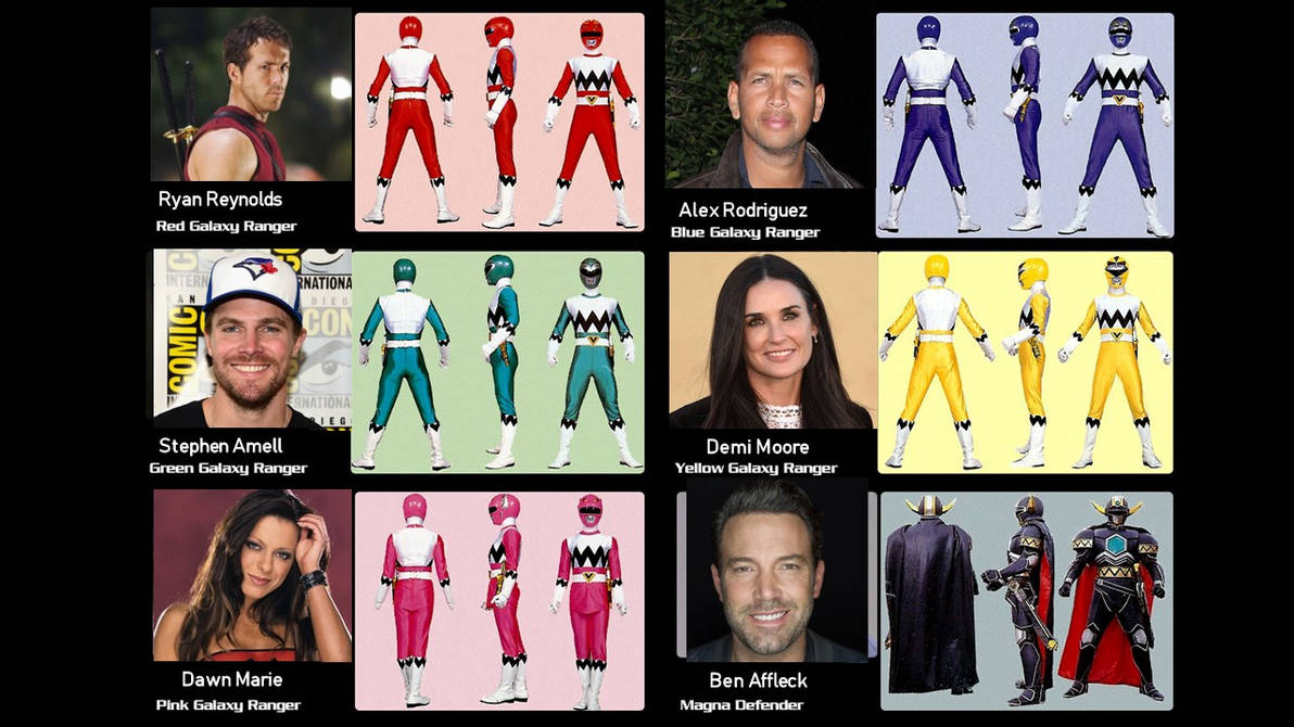 My Lost Galaxy Power Rangers - Dream Team by PrestonCondra on DeviantArt
