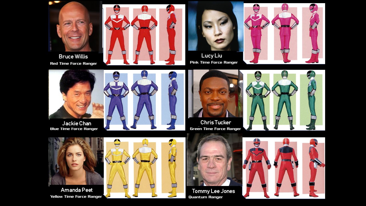 My Time Force Power Rangers - Dream Team by PrestonCondra on DeviantArt