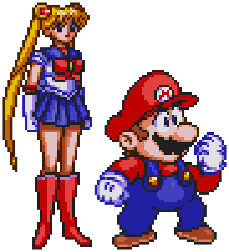 Sailor Moon Genesis Styled Mario by JonGandee on DeviantArt