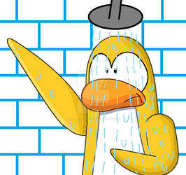 Franky in the Shower