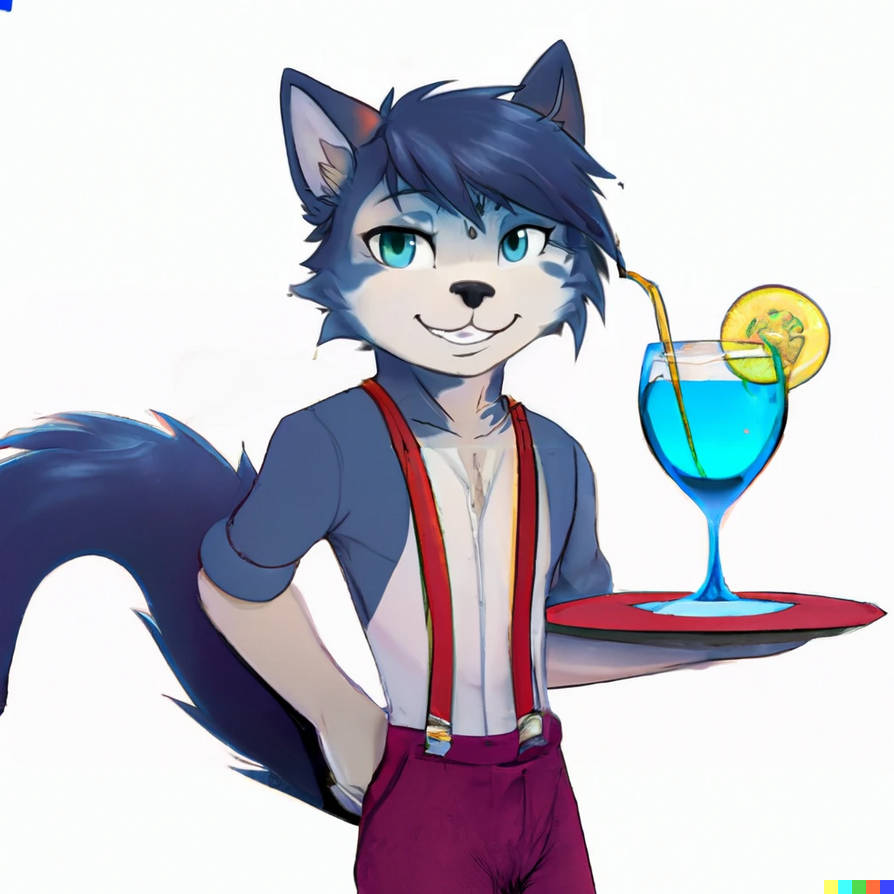 Catboy Waiter Serving Drinks. by Fuyuyukiflakes on DeviantArt
