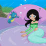 42BR (Carli turned mermaid)