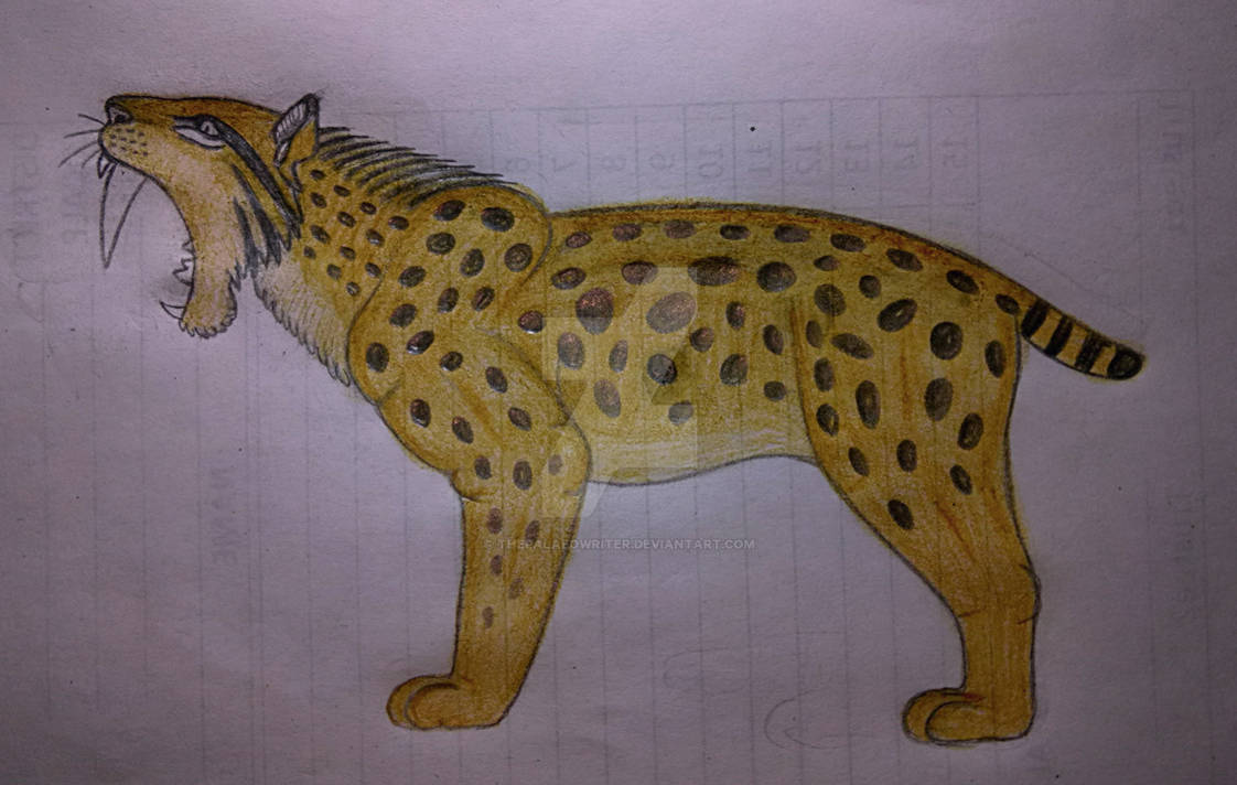 Smilodon populator by ThePalaeoWriter by ThePalaeoWriter on DeviantArt