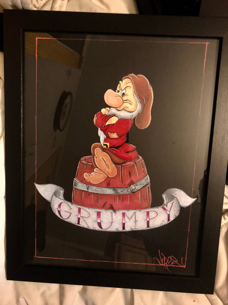 Grumpy from Snow White and the seven dwarfs by hiphopjunky81 on DeviantArt
