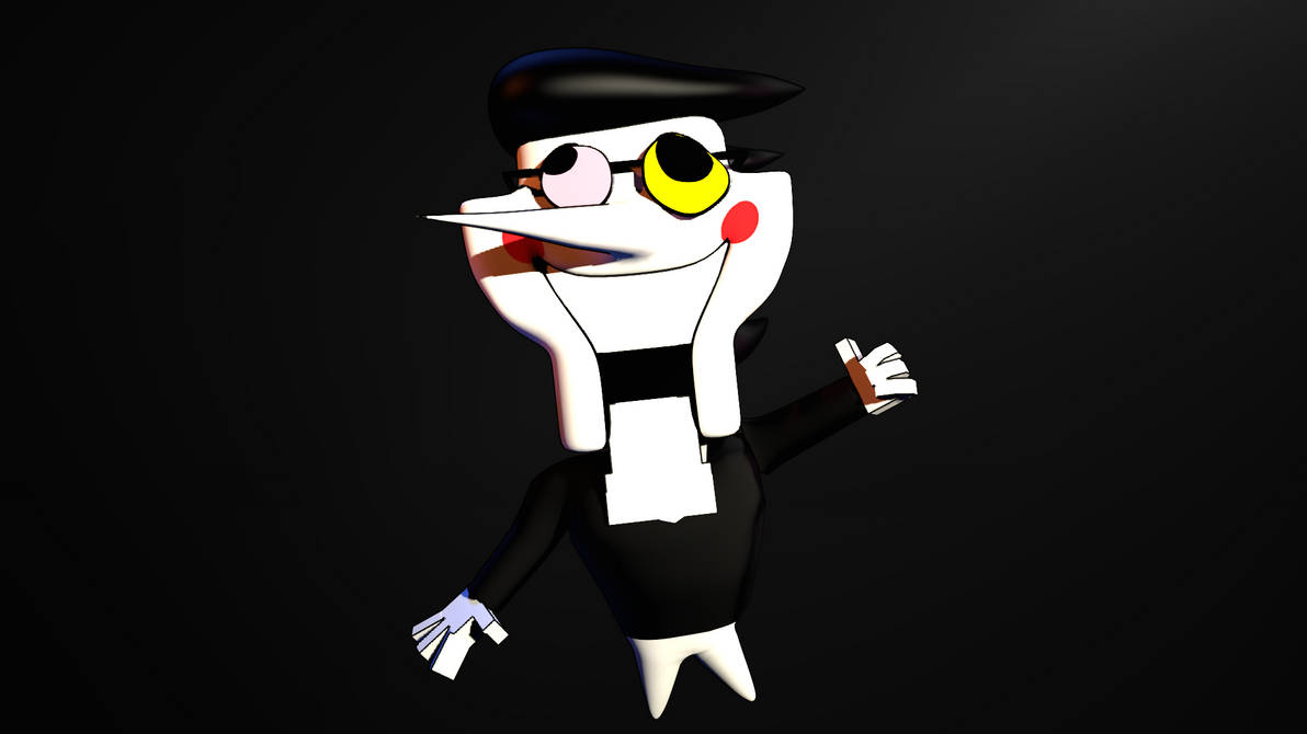 spamton but in a accuracy render by Bendy11111111 on DeviantArt