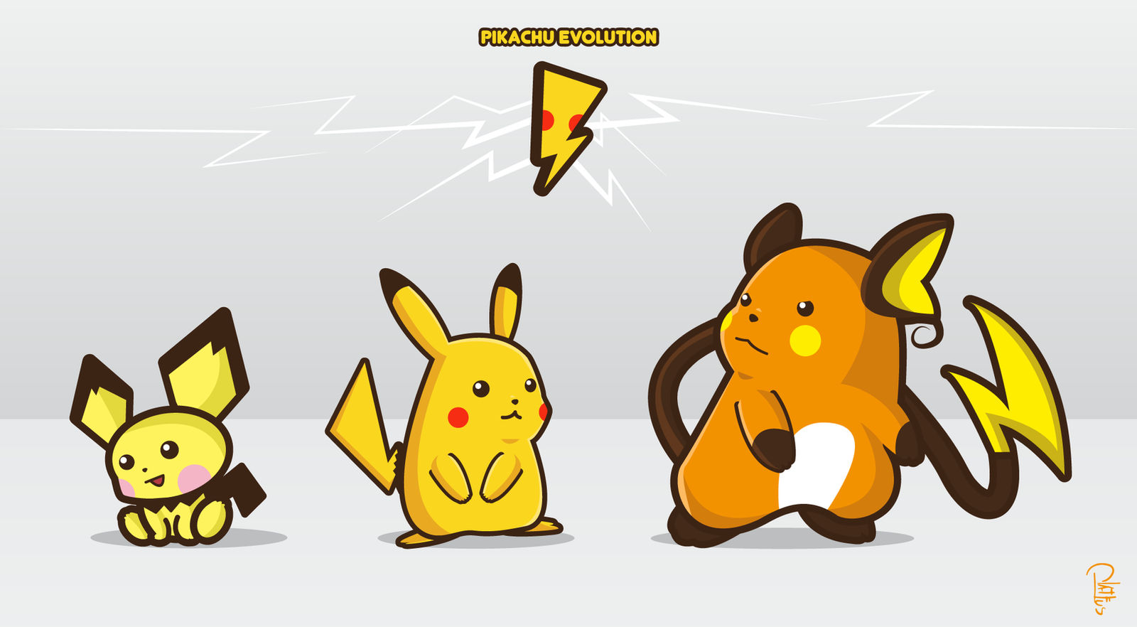 New Evolution of Pikachu by KingsTailor on DeviantArt
