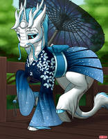 Kirin With Umbrella SFW