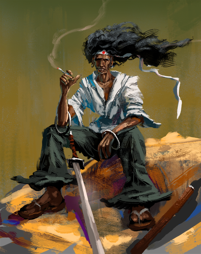 Afro samurai by Andres-Concept on DeviantArt