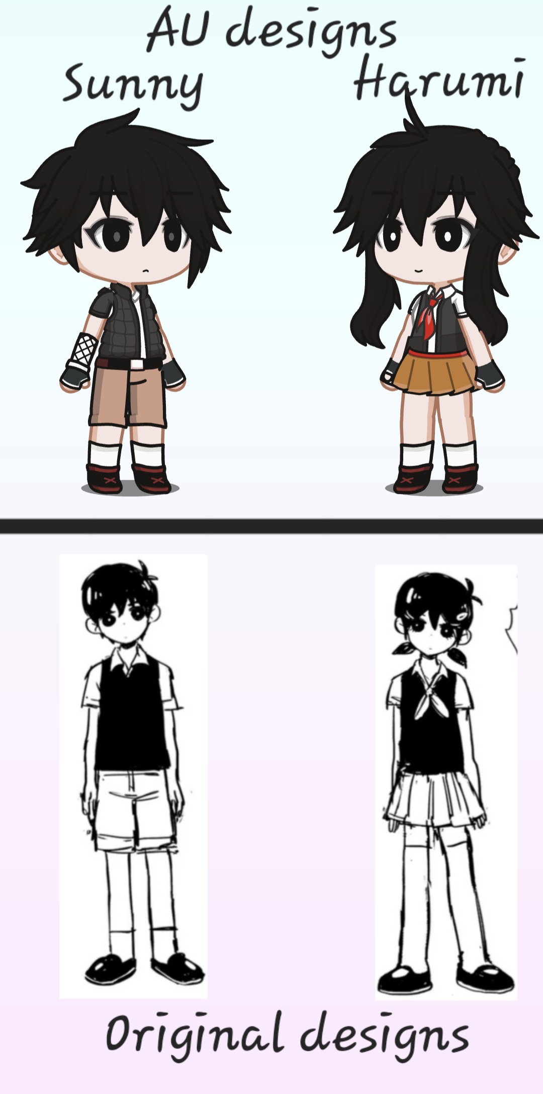 Please give your opinion on my character designs