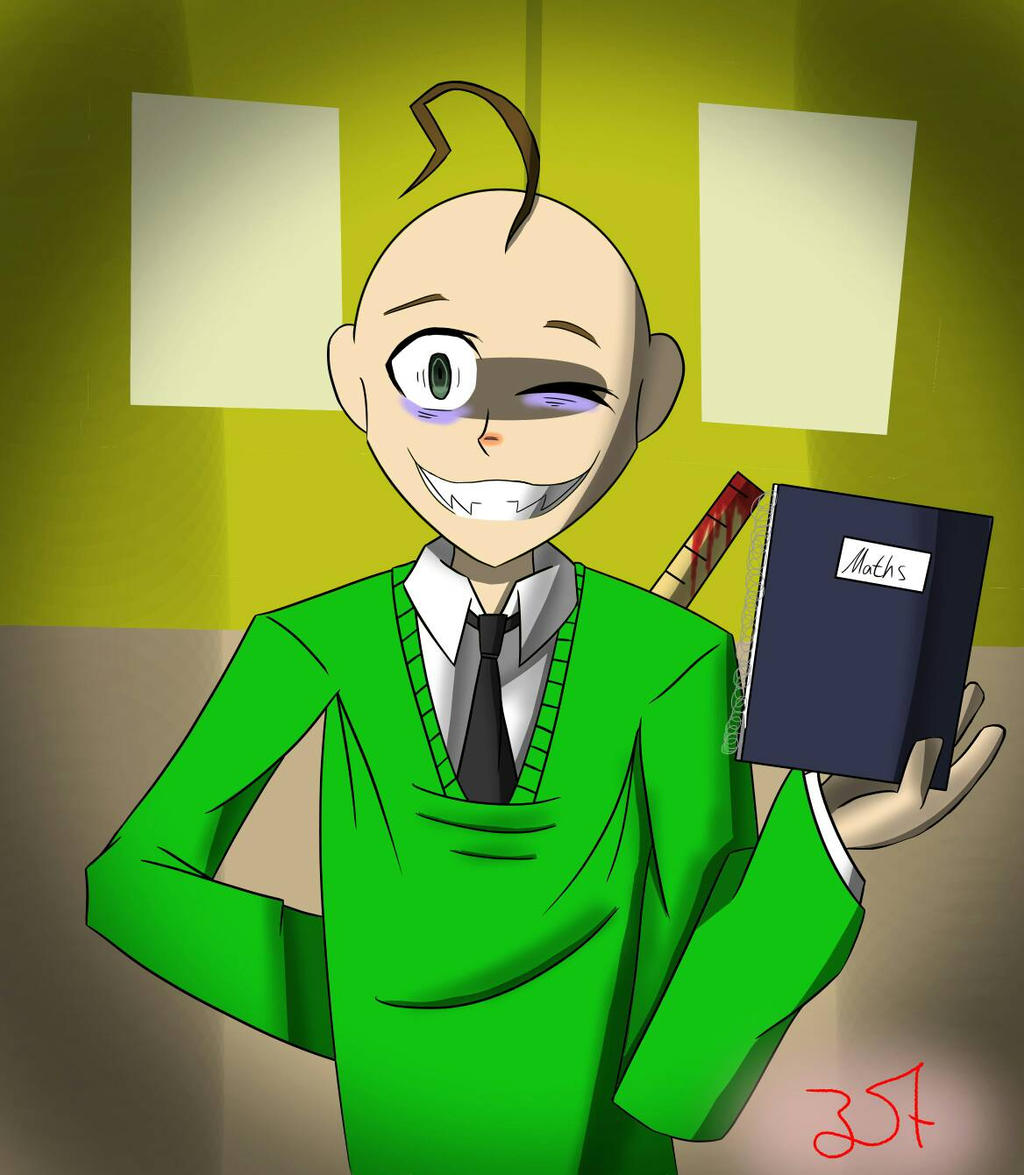Baldi Math Guy Baldi! (your nightmarish maths teacher) by 3SchwaenzigerFuchs on DeviantArt