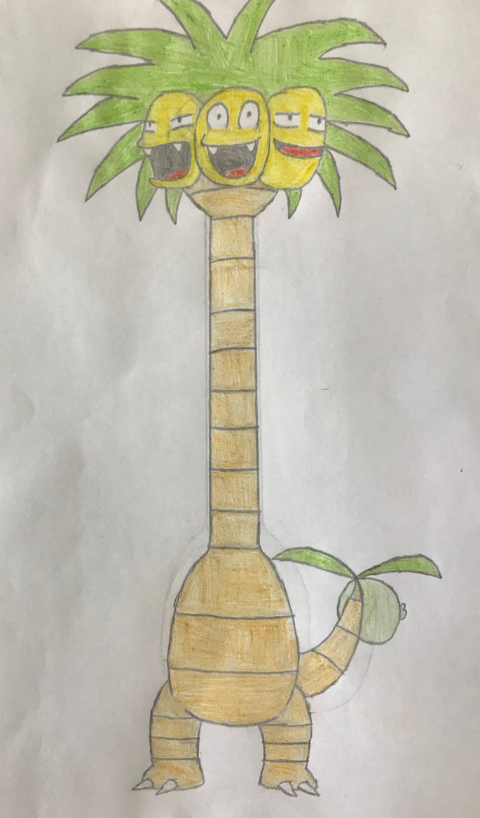 Alolan Exeggutor by JoeThePenciledArtist on DeviantArt