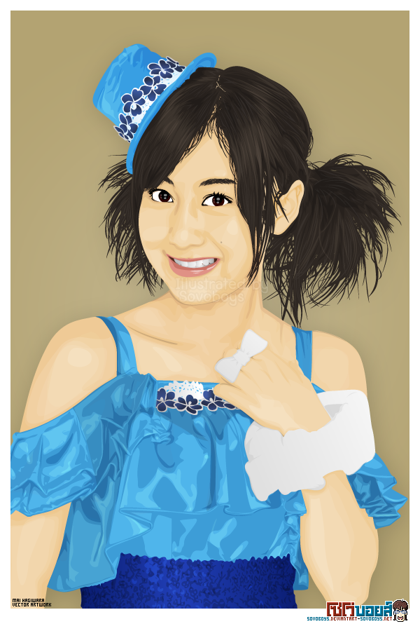 Mai Hagiwara - vector artwork2