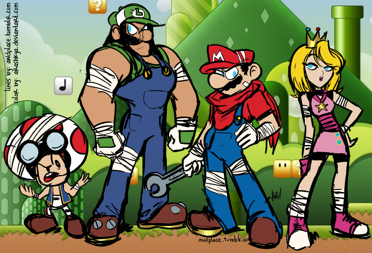 ::Colab:: Super Mario and Gang