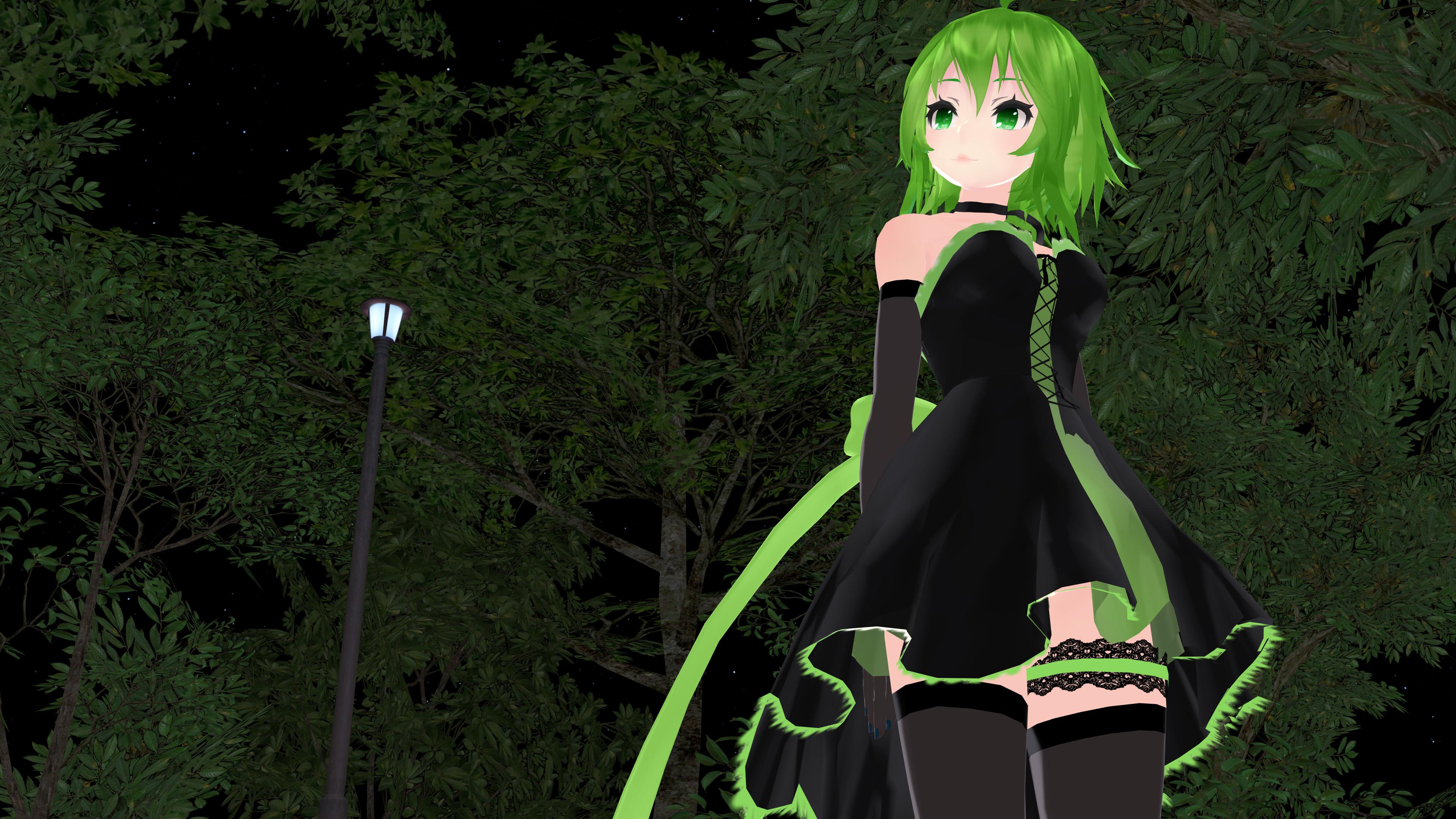 Mmd Gumi Wallpaper By Motionmmd On Deviantart