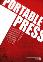 Portable Press Poster