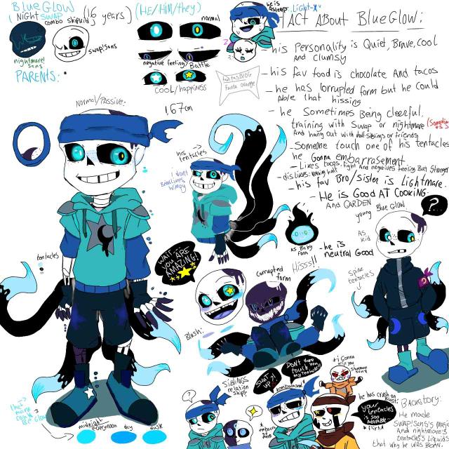 X-nightmare (reference sheet) by GeminiSans on DeviantArt