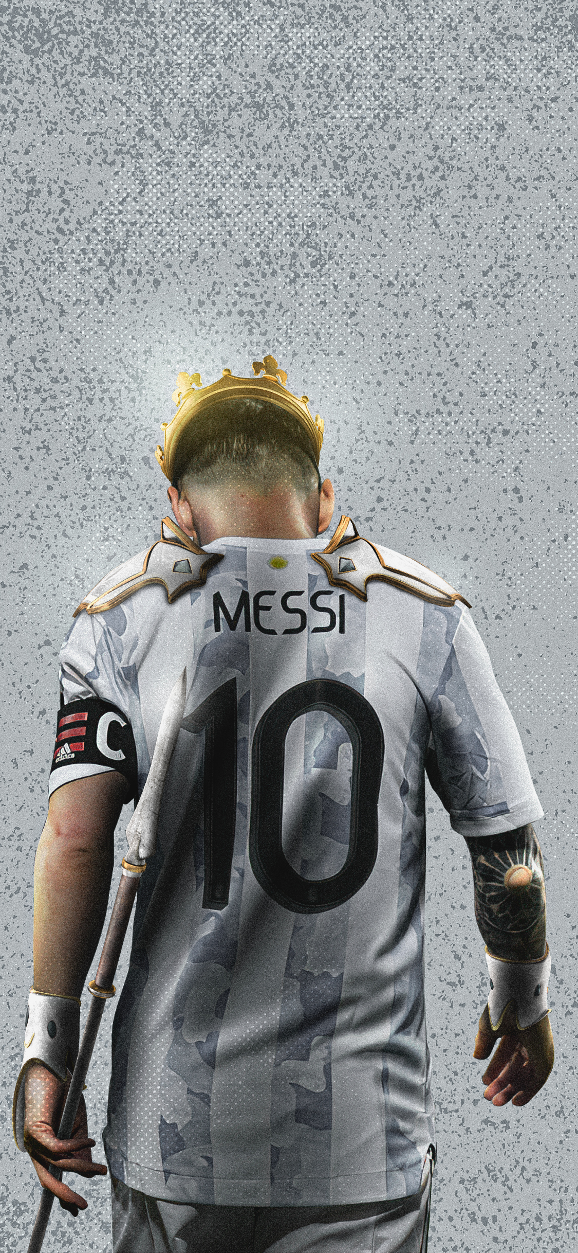 Messi and Ronaldo Football iPhone Wallpaper