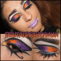 Dark horse inspired makeup by brutal beauty mua