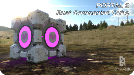 [Stuff] Portal 2 - Rust Companion Cube