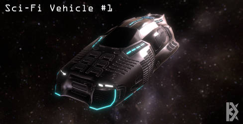 [Vehicle] Sci-Fi Vehicle #1 (Low Poly)