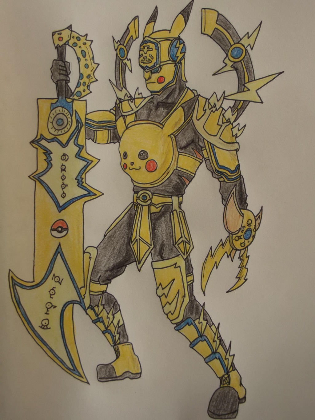 Pikachu Plot Armor Pikachu Armor by Freedancete on DeviantArt