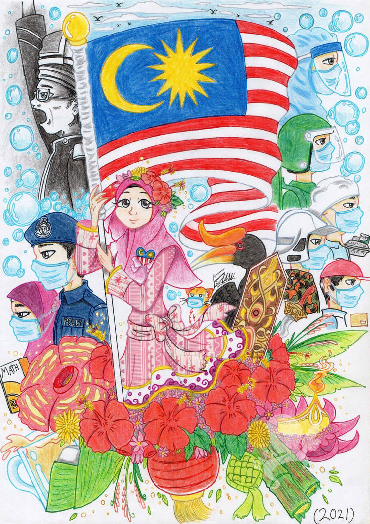 Me Happy Malaysia Independence Day Poster 2021 By Farahin001 On Deviantart