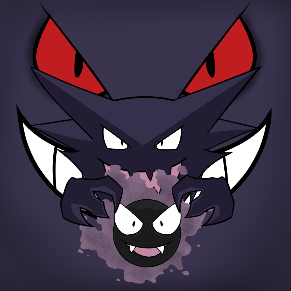 Pokemon Fantasma (gengar, haunter, gastly) by yowamaba on DeviantArt