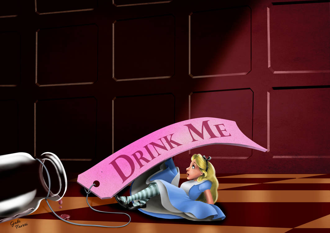 Alice Drink Me 2 by gabiFaveri on DeviantArt Alice Drink Me 2 by gabiFaveri on DeviantArt