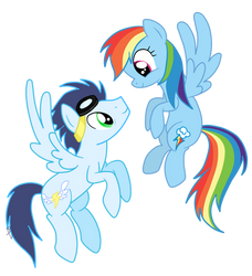 Rainbow Dash and Soarin