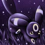 Umbreon hunting in the night