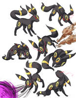 Umbreon sketch sheet