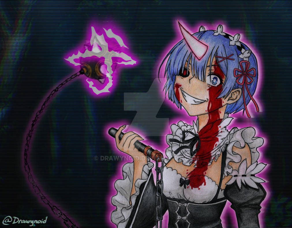 Demon Rem by Drawynoid on DeviantArt