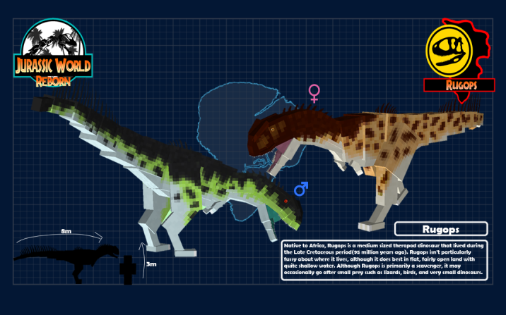 Jurassic World Reborn Rugops Blueprint by JurassicWorldReborn on DeviantArt