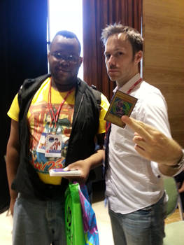 Pic with Michael Sinterniklaas at A-kon 2014