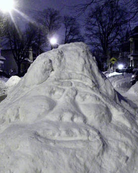 Snowbank Santa