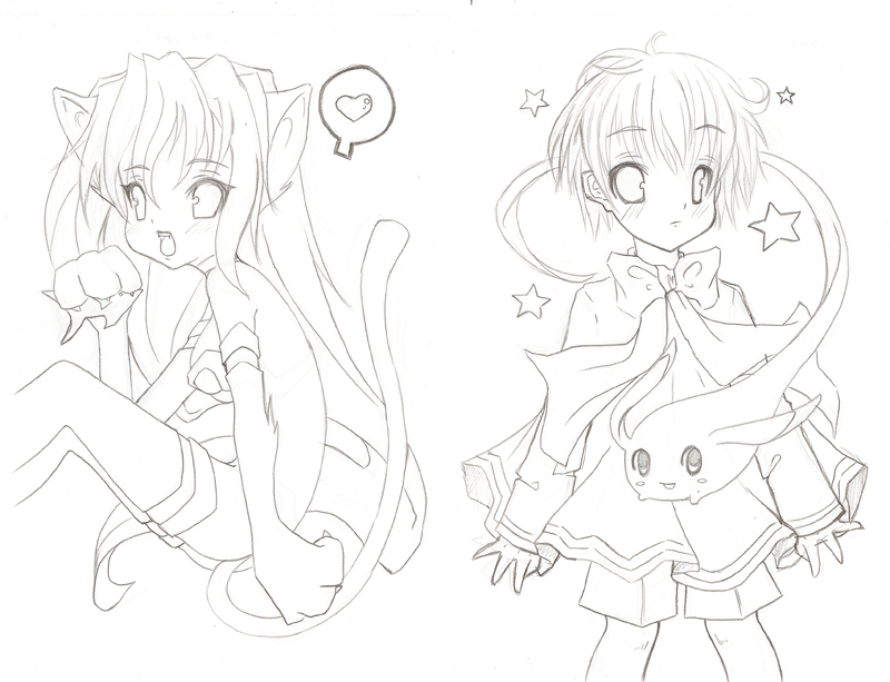 Pencil Bookmarks 1 and 2