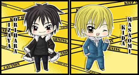 Durarara Chibi Stickers by NigthmareSakura