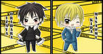Durarara Chibi Stickers by NigthmareSakura