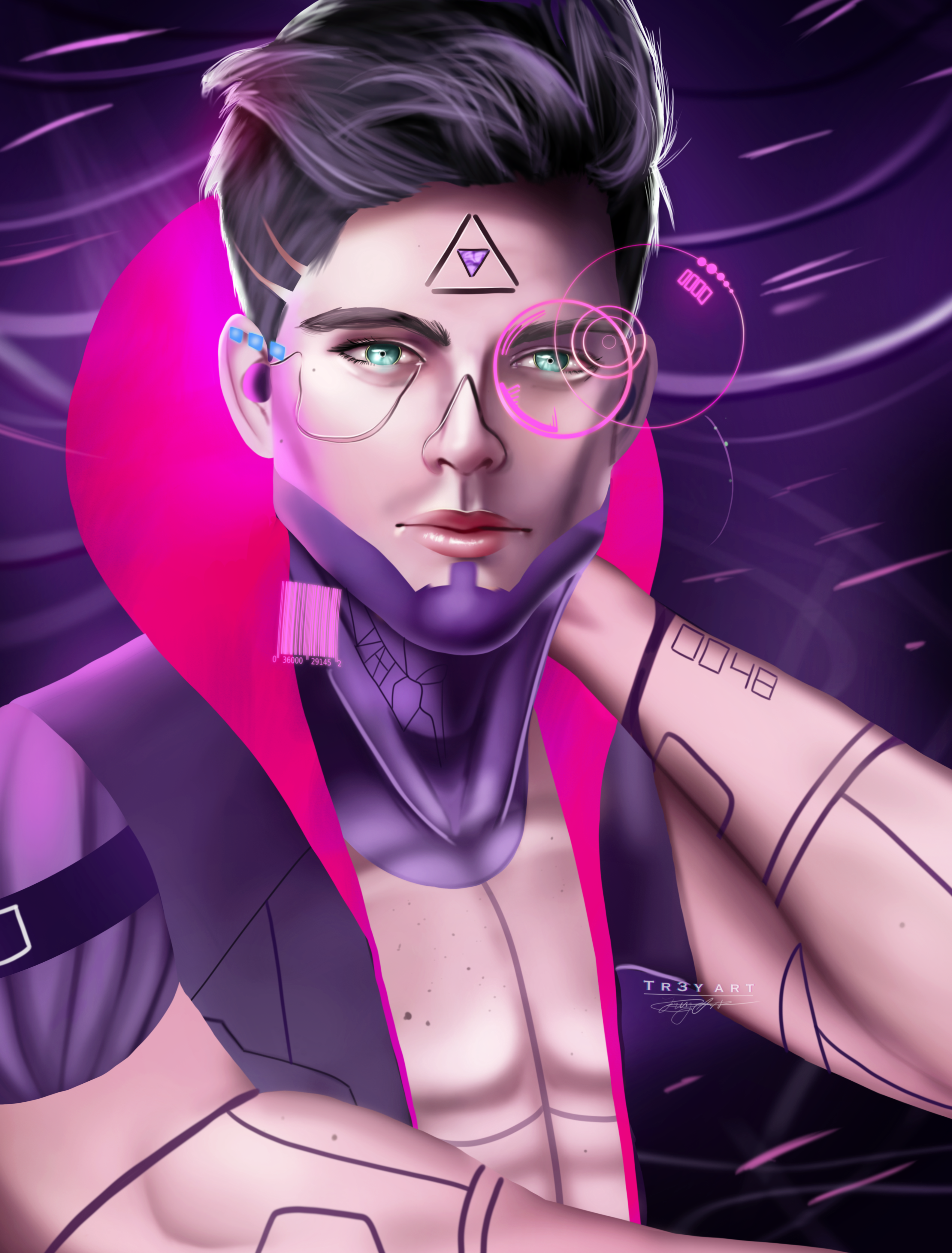 Cyberpunk Guy by AceRanger17 on DeviantArt