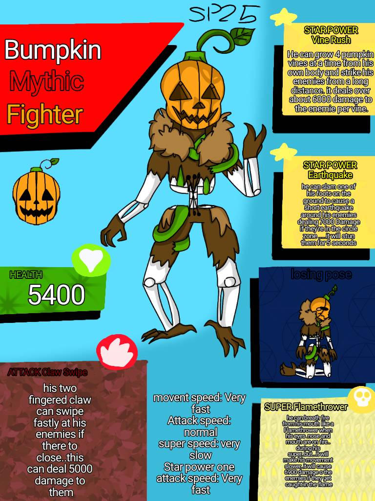 New Brawl Stars Oc! Bumpkin by SansPup2005 on DeviantArt