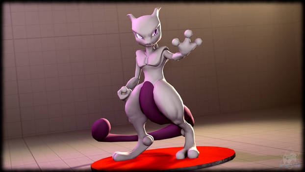 Random ass SFM  MewTwo doodle