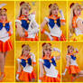 Sailor Venus Cosplay Collage