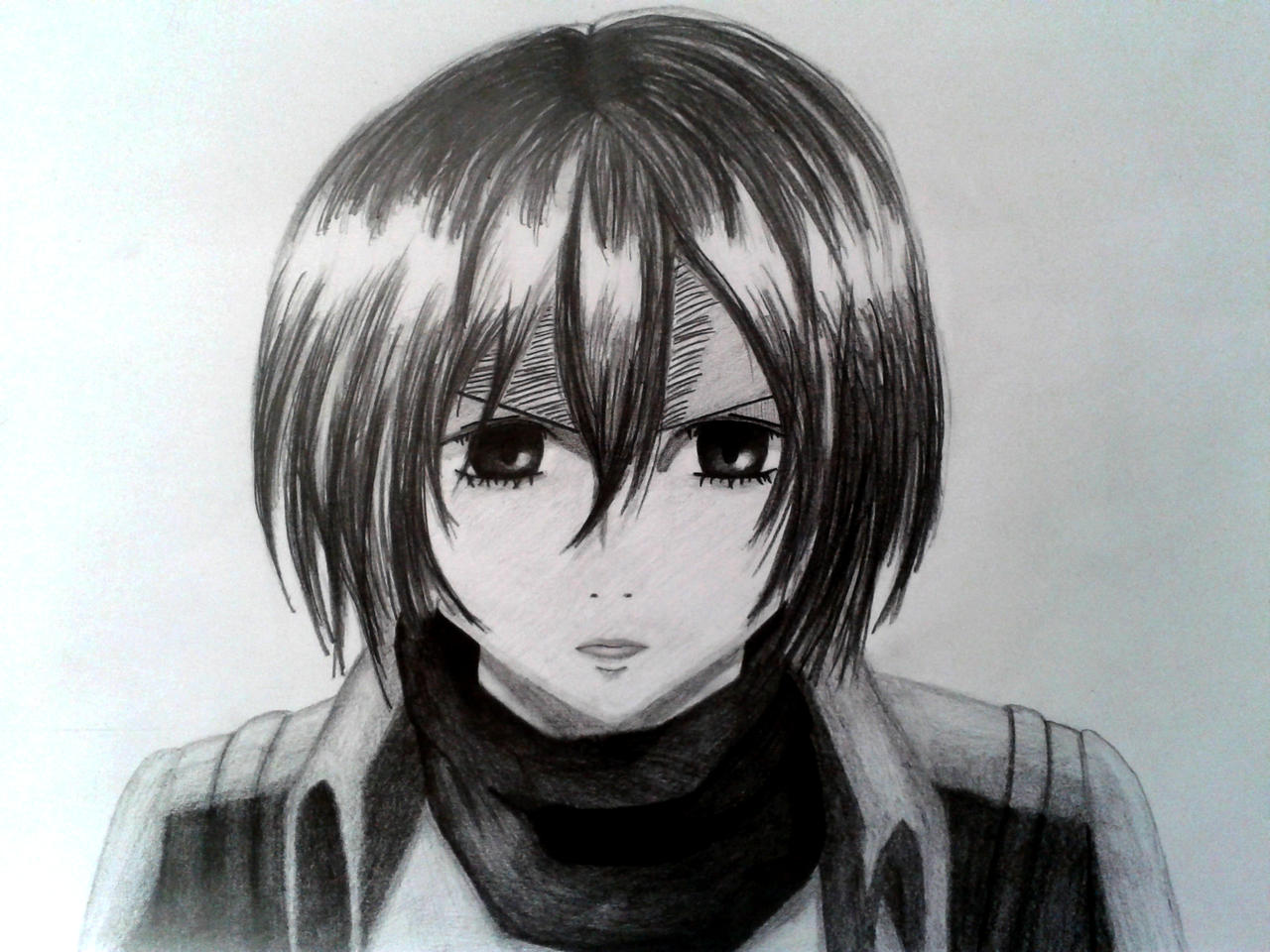 Mikasa Ackermann Drawing (Shingeki no Kyojin)