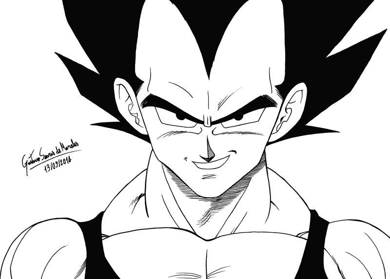 Vegeta Face by GustavoMorales on DeviantArt