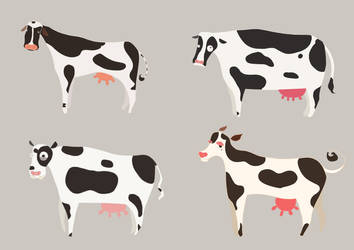 Four cows