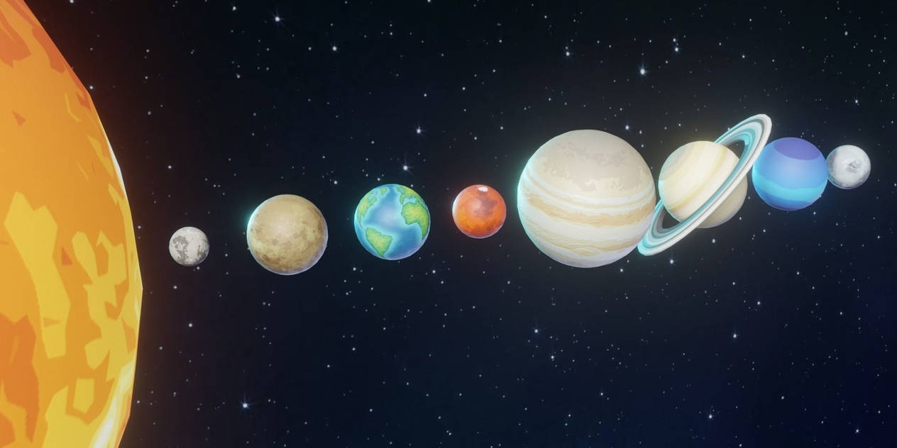 Stylized Solar System by 3DDisco on DeviantArt